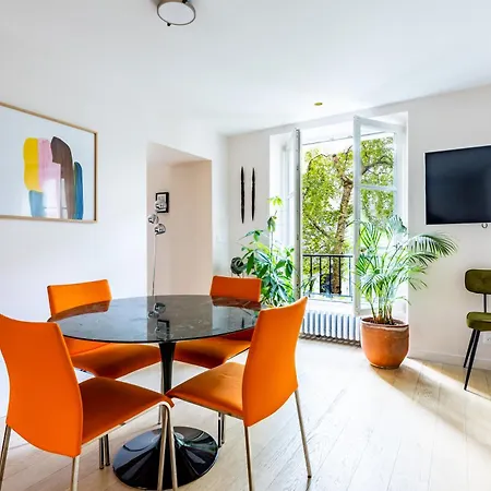 42cherchemidi New 100m2 3br Designer Flat In 6th St Germain-des-pres Lejlighed *